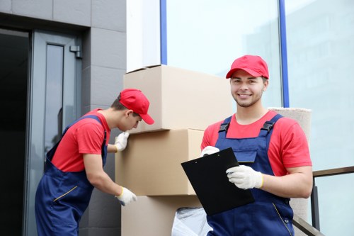 Moving van service handling a flat move in Crystal Palace