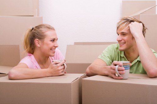 House movers preparing a local move in Crystal Palace