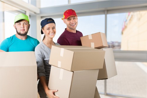 Removal team planning a move in Crystal Palace near residential homes