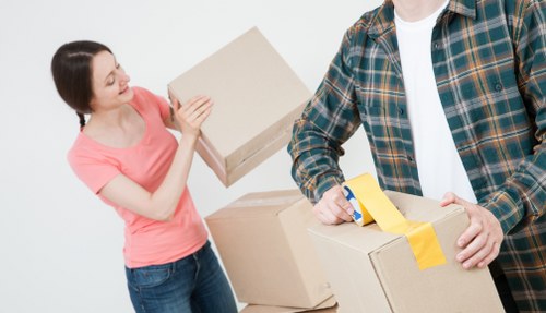 Loading furniture for a house move in Crystal Palace