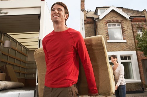 Local movers loading furniture near Crystal Palace homes